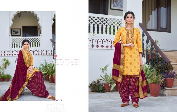 Kalaroop Bandhej Designer Silk Festive Wear Salwar